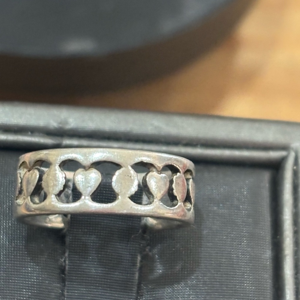 James Avery hearts and flowers ring